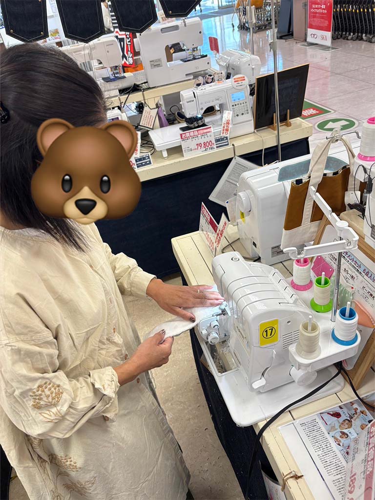 ソーイング教室（フリース生地のトップス）02