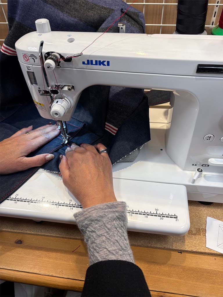 ソーイング教室（デニムバック作り）01