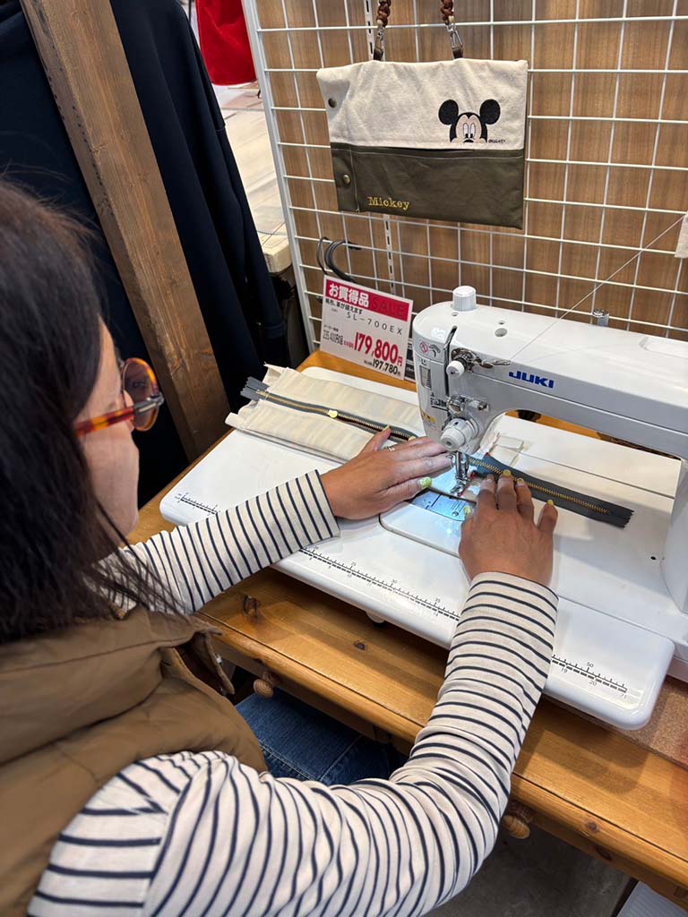 ソーイング教室（ショルダーポーチ）02