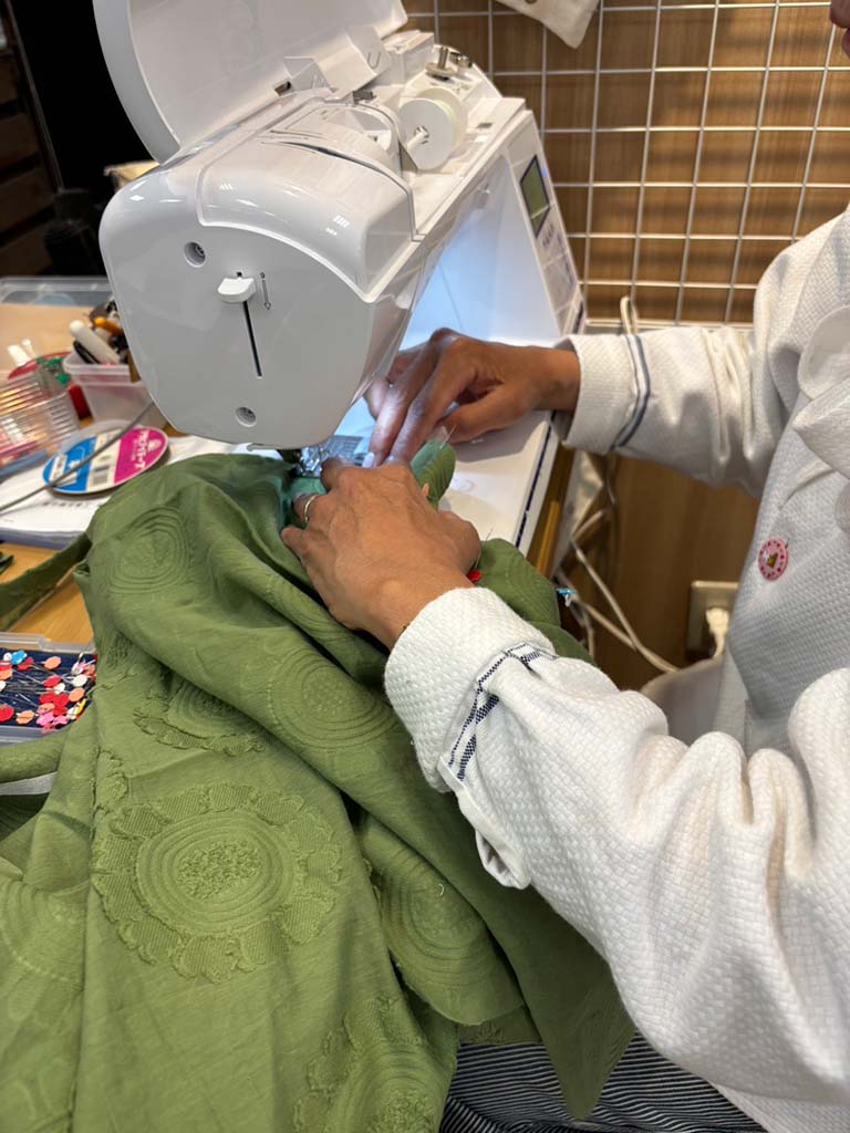 ソーイング教室（夏生地チュニック）04